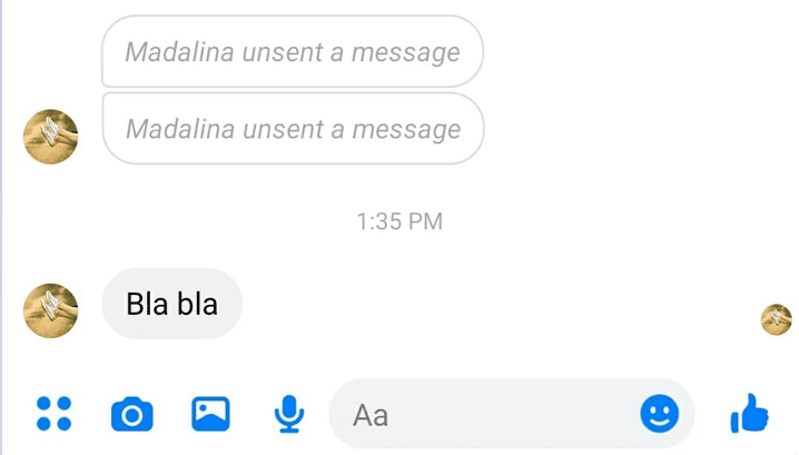 Unsent messages polina